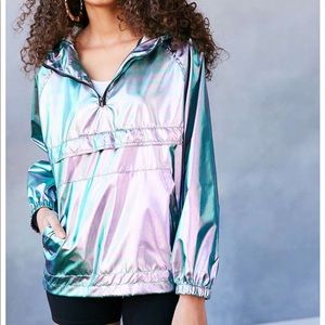 Silence + Noise Iridescent Packable Windbreaker